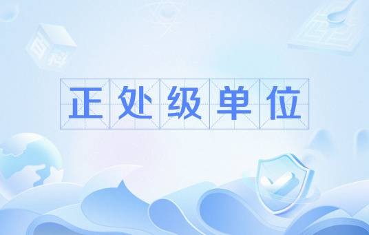 正处级单位