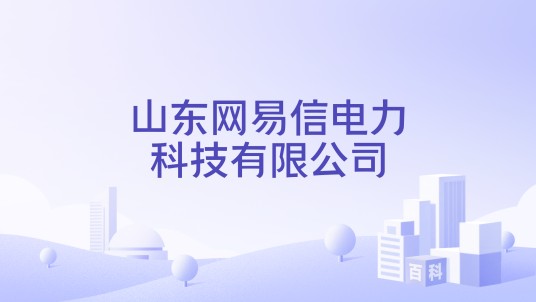 山东网易信电力科技有限公司