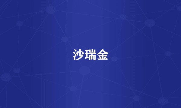 沙瑞金