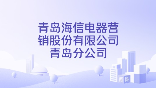 青岛海信电器营销股份有限公司青岛分公司