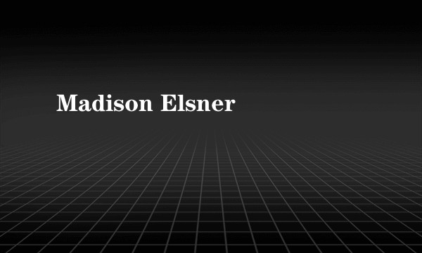Madison Elsner