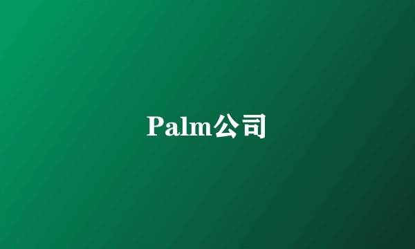 Palm公司