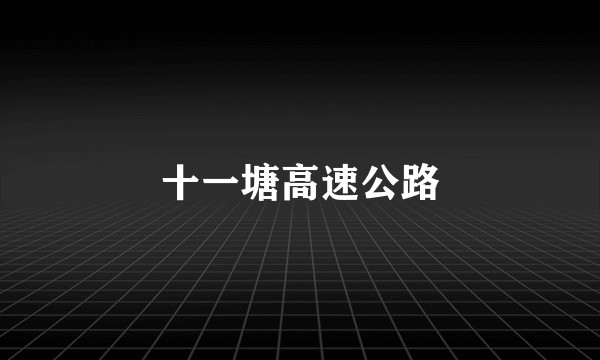 十一塘高速公路