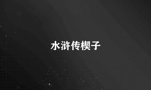 水浒传楔子