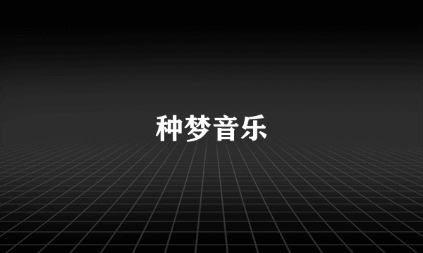 种梦音乐