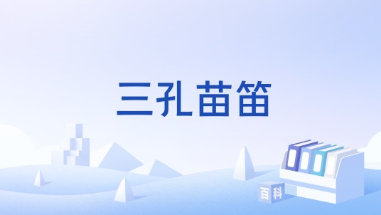 三孔苗笛