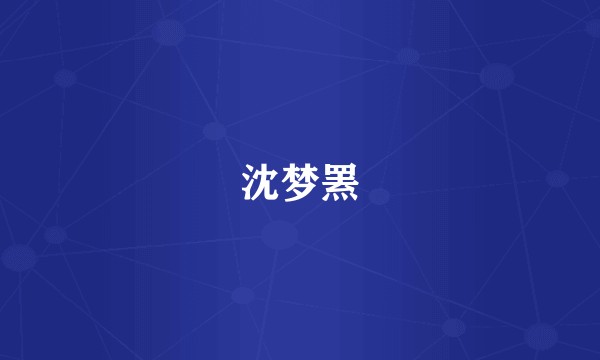 沈梦罴