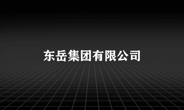 东岳集团有限公司