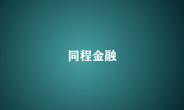 同程金融