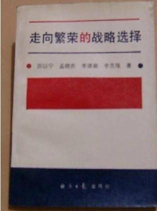 走向繁荣的战略选择（厉以宁、孟晓苏、李源潮、李克强创作经济学著作）