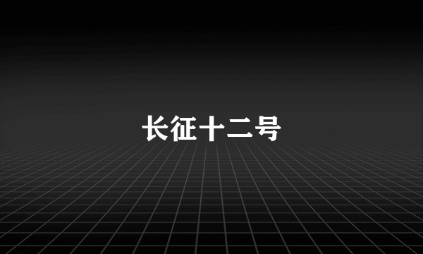 长征十二号
