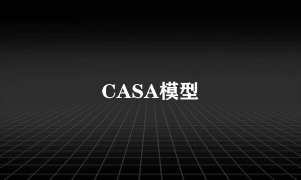 CASA模型