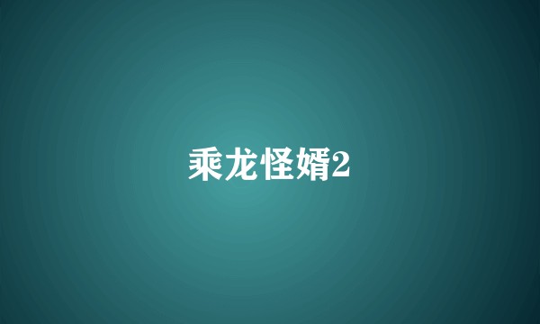 乘龙怪婿2