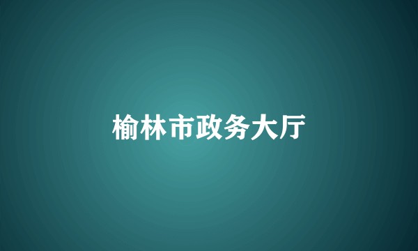 榆林市政务大厅