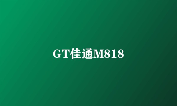 GT佳通M818