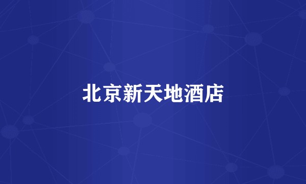 北京新天地酒店