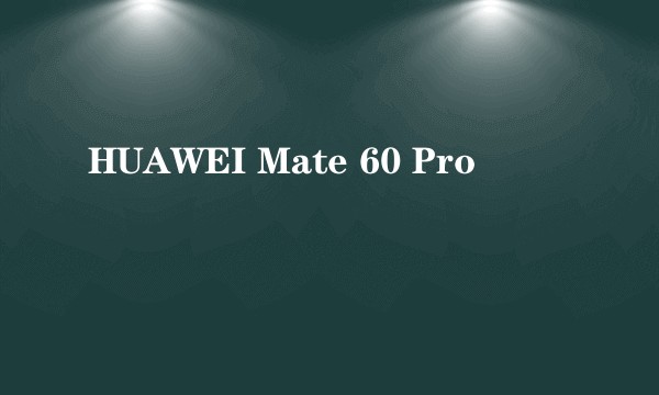 HUAWEI Mate 60 Pro