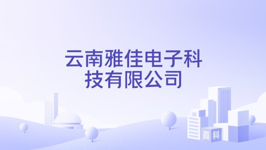 云南雅佳电子科技有限公司