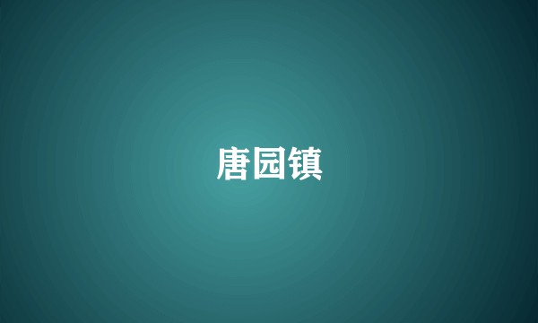 唐园镇