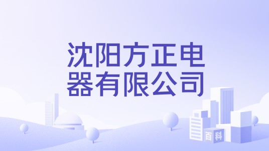 沈阳方正电器有限公司