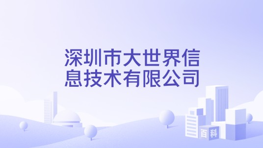 深圳市大世界信息技术有限公司