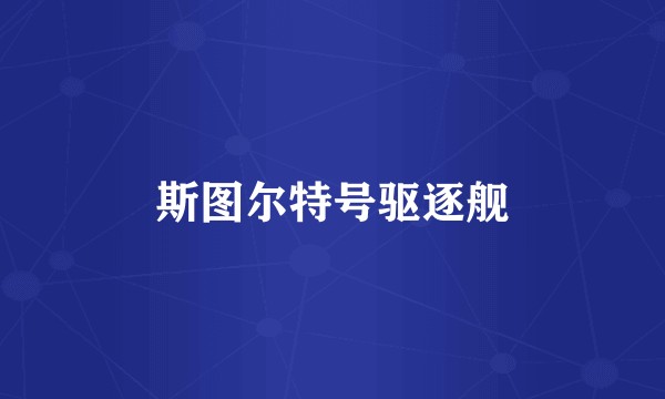 斯图尔特号驱逐舰