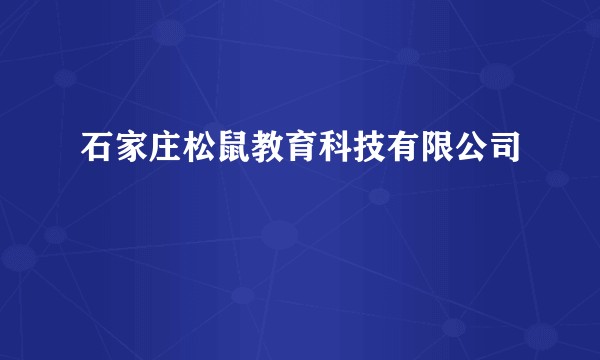 石家庄松鼠教育科技有限公司