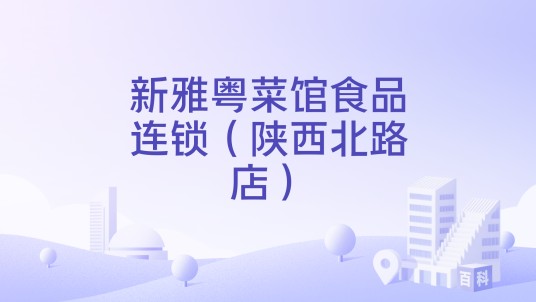新雅粤菜馆食品连锁（陕西北路店）