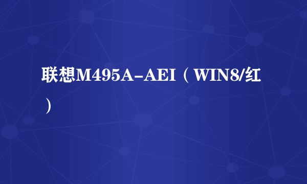 联想M495A-AEI（WIN8/红）