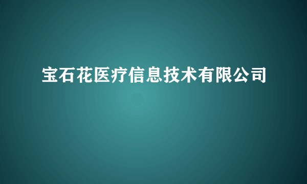 宝石花医疗信息技术有限公司