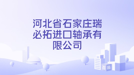 河北省石家庄瑞必拓进口轴承有限公司