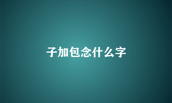 子加包念什么字