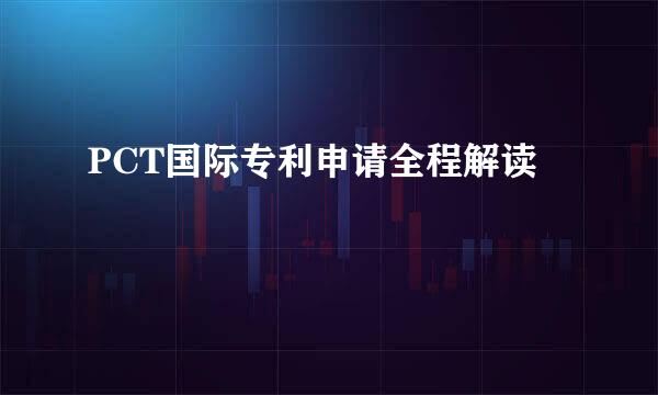 PCT国际专利申请全程解读