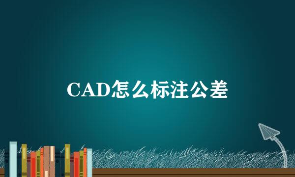 CAD怎么标注公差