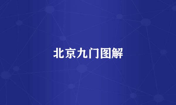 北京九门图解