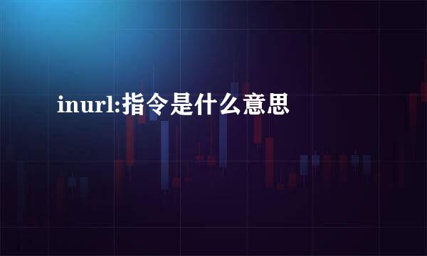 inurl:指令是什么意思