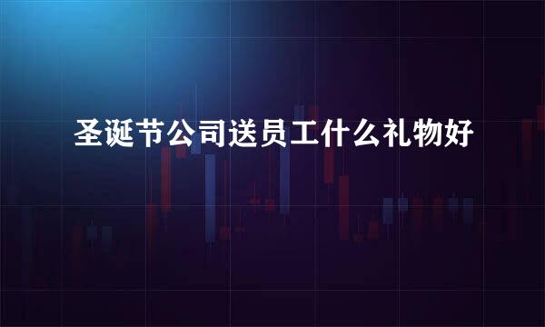 圣诞节公司送员工什么礼物好