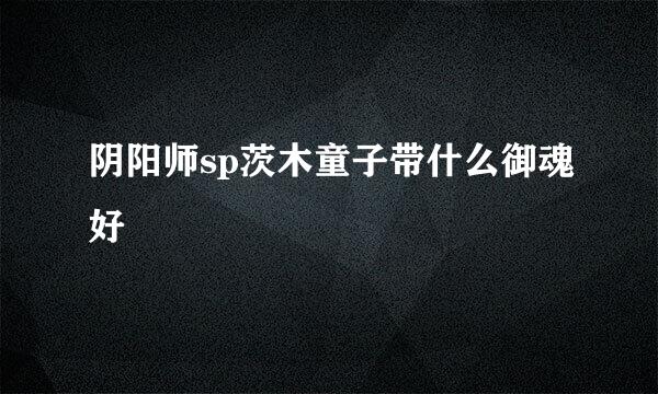 阴阳师sp茨木童子带什么御魂好