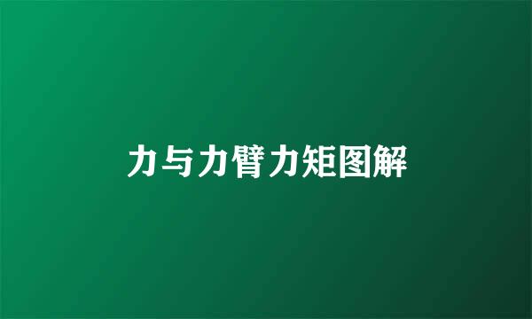 力与力臂力矩图解