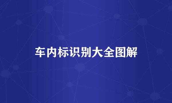 车内标识别大全图解