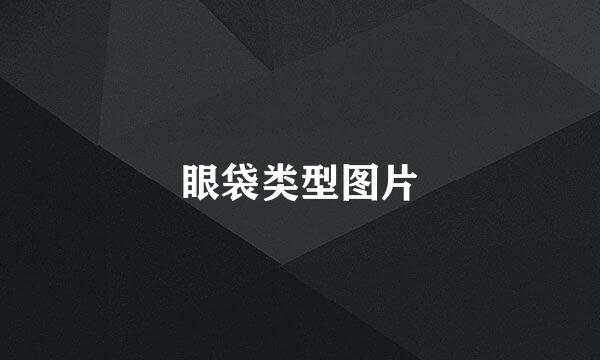 眼袋类型图片