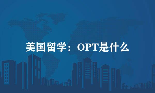 美国留学：OPT是什么