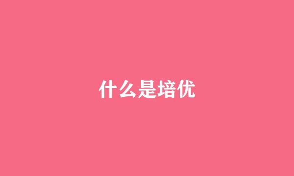 什么是培优