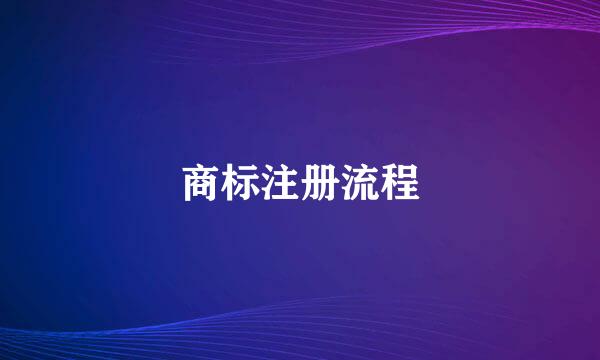 商标注册流程