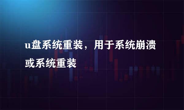 u盘系统重装，用于系统崩溃或系统重装