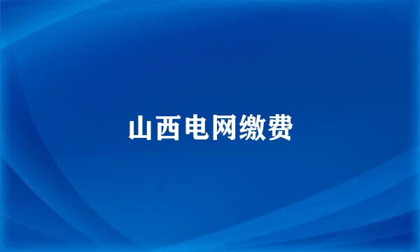 山西电网缴费