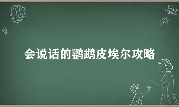 会说话的鹦鹉皮埃尔攻略