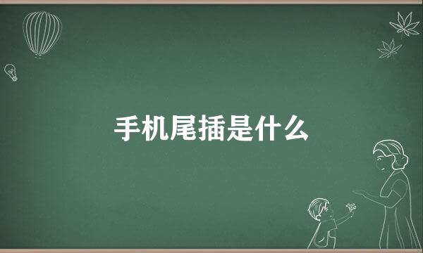 手机尾插是什么