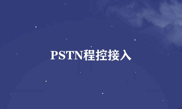 PSTN程控接入