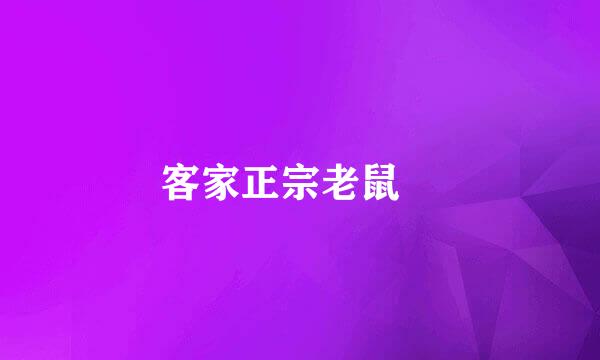 客家正宗老鼠粄